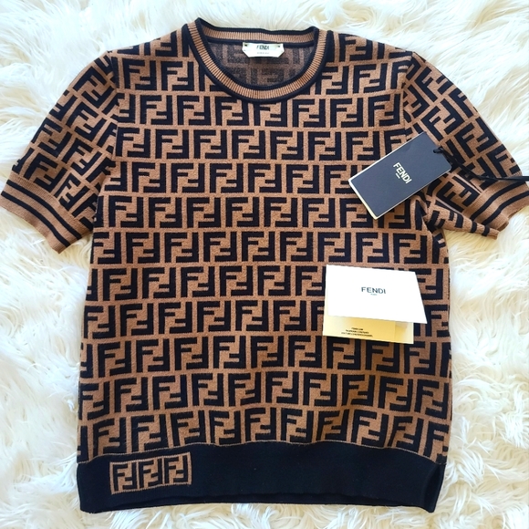 Fendi FF motif sweater, size 40 - Picture 1 of 4